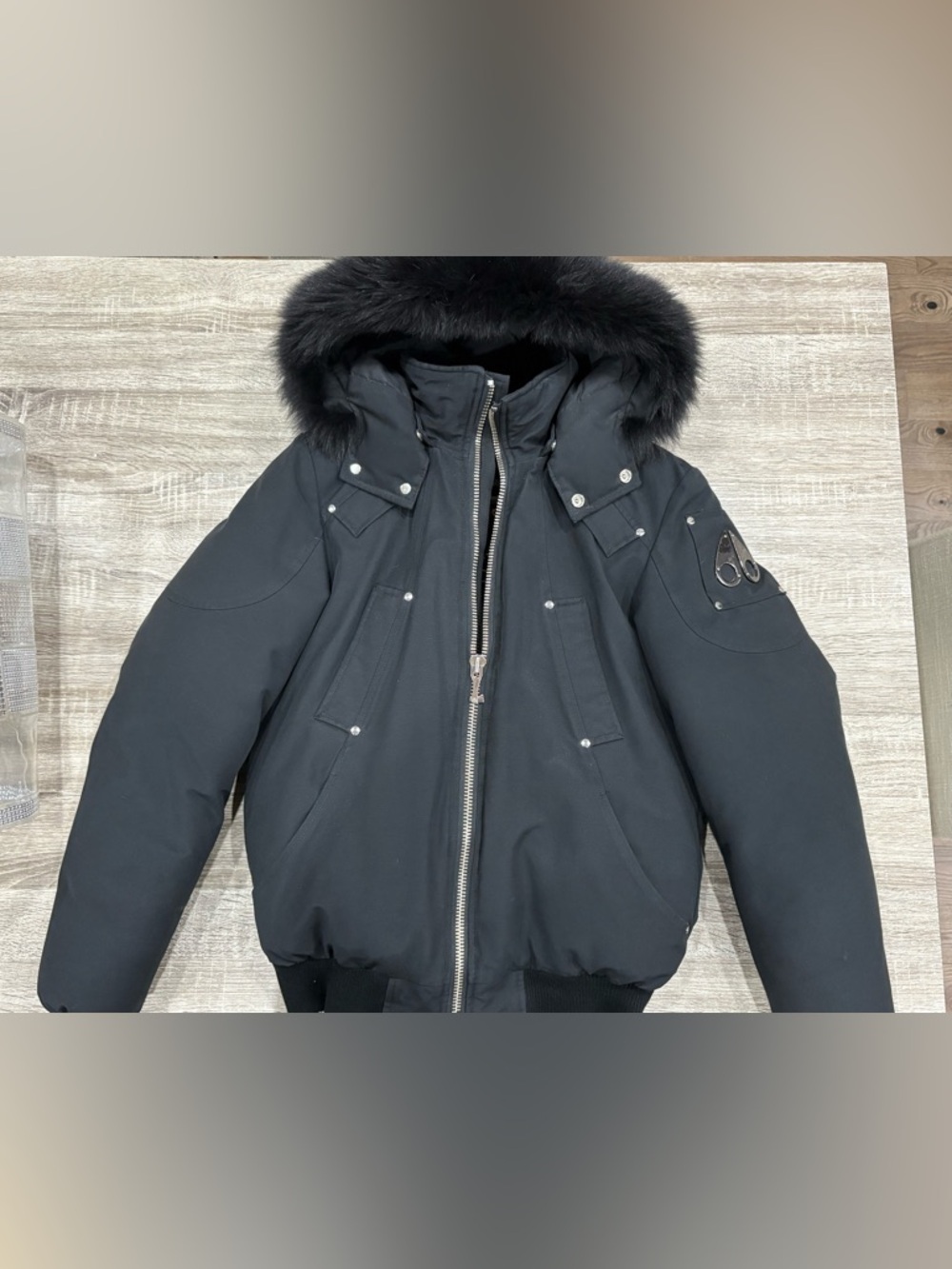 Moose Knuckles Black Jacket